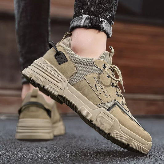 Breathable mesh sports shoes in various colors with non-slip rubber soles