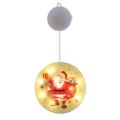 Window Decoration LED String Lights with warm white glow and USB power supply