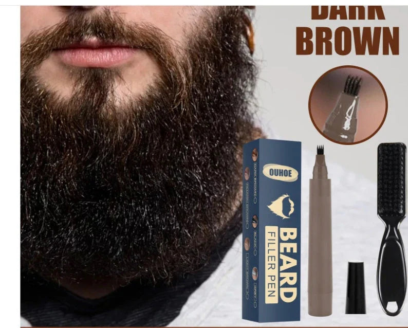 Premium beard pencil for flawless facial hair styling and filling in patchy, thin beards