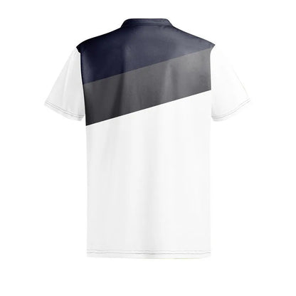 Men's loose fit short sleeve T-shirt with 3D digital printing in colour LM-PL047, sizes S to 3XL