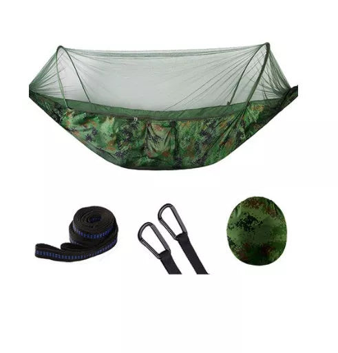 New parachute cloth mosquito net hammock in various colors for outdoor camping