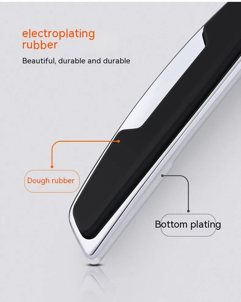 Black plastic silicone car door bumper strips four-piece set for door edge protection