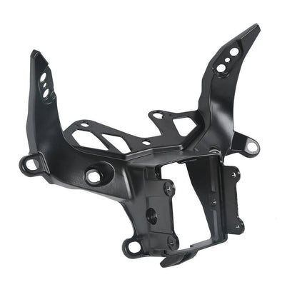 Black heavy aluminium headlight bracket for BMW S1000RR motorcycle 2009 to 2018 models