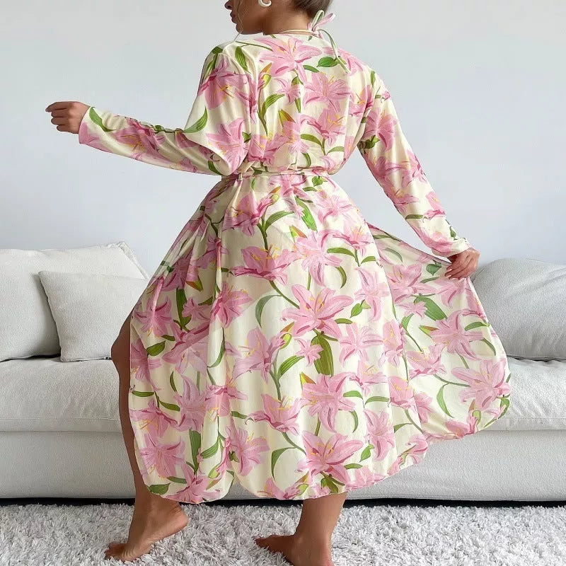 Printing swimsuit bikini for European and American women in quick-dry, eco-friendly fabric