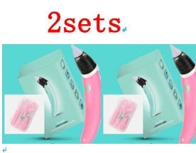 Electric Nasal Aspirator with Adjustable Suction Power and Soft Silicone Tips for Gentle Nasal Clearing in Babies
