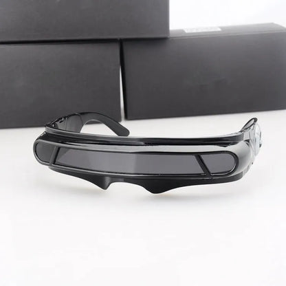 Black frame polarised sports sunglasses with choice of grey, red mercury, or blue mercury tinted lenses