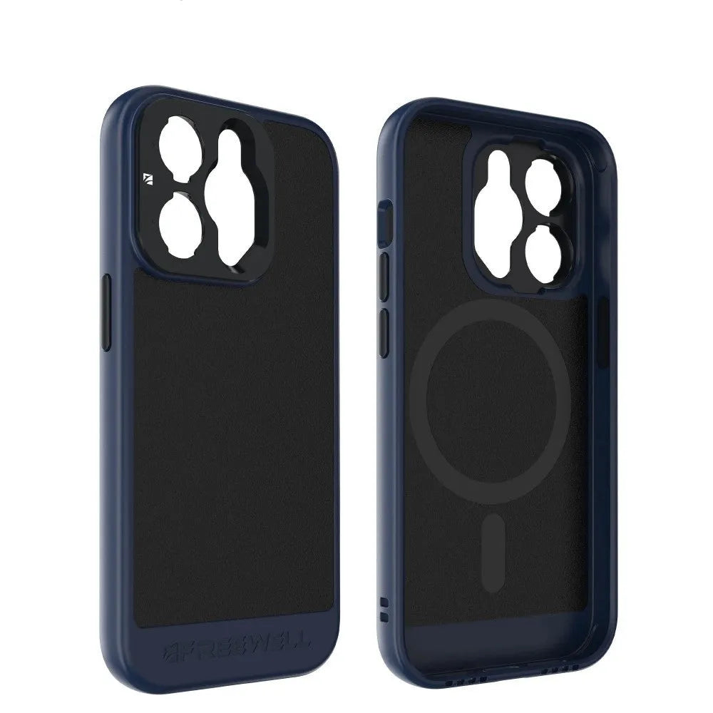 Black compatible phone case for iPhone 13 Pro, 14 Pro, and 15 Pro and Pro Max models