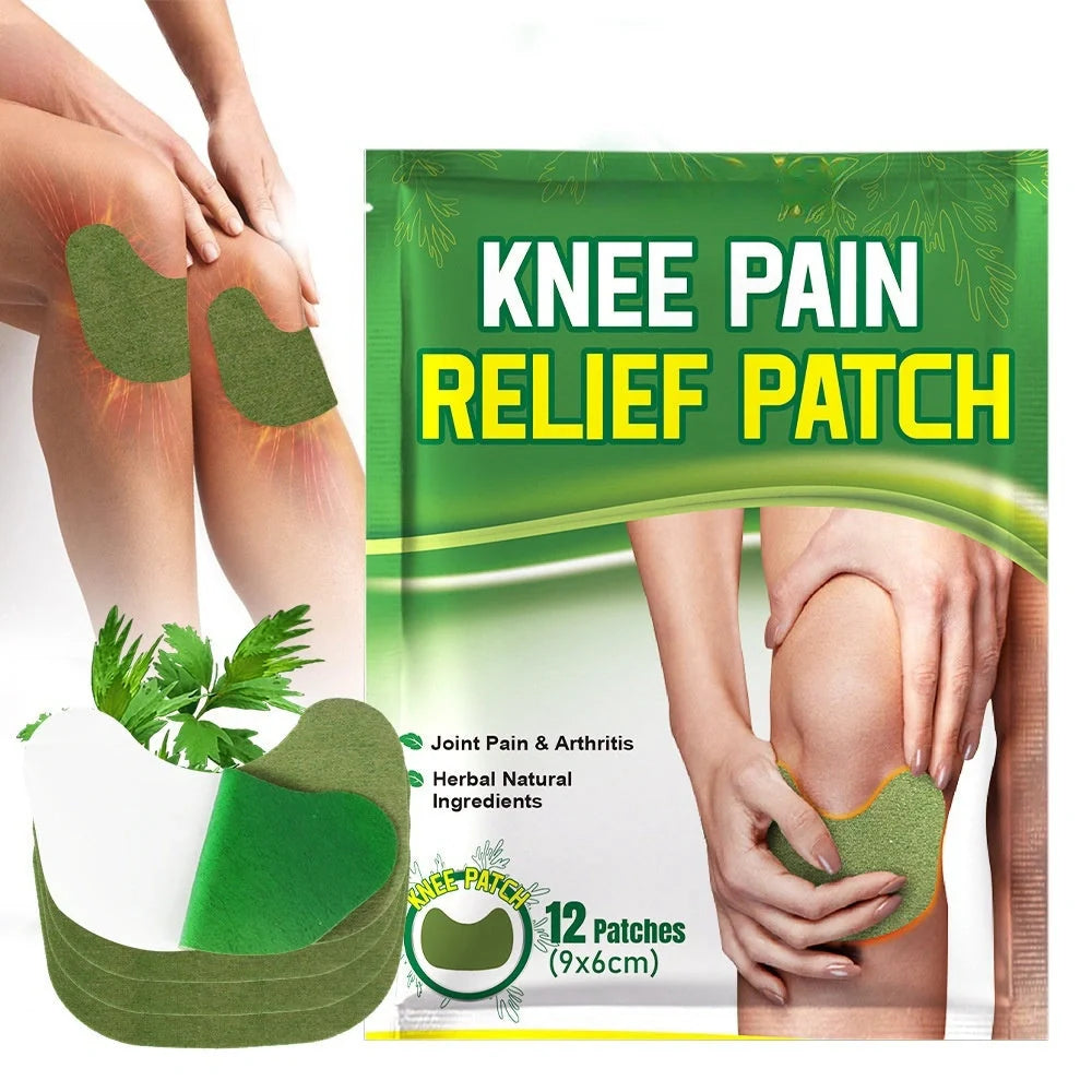 Argy Wormwood Knee Plaster for natural joint pain relief with self-heating feature