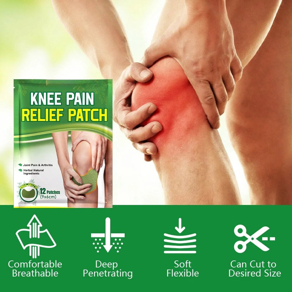 Argy Wormwood Knee Plaster for natural joint pain relief with self-heating feature