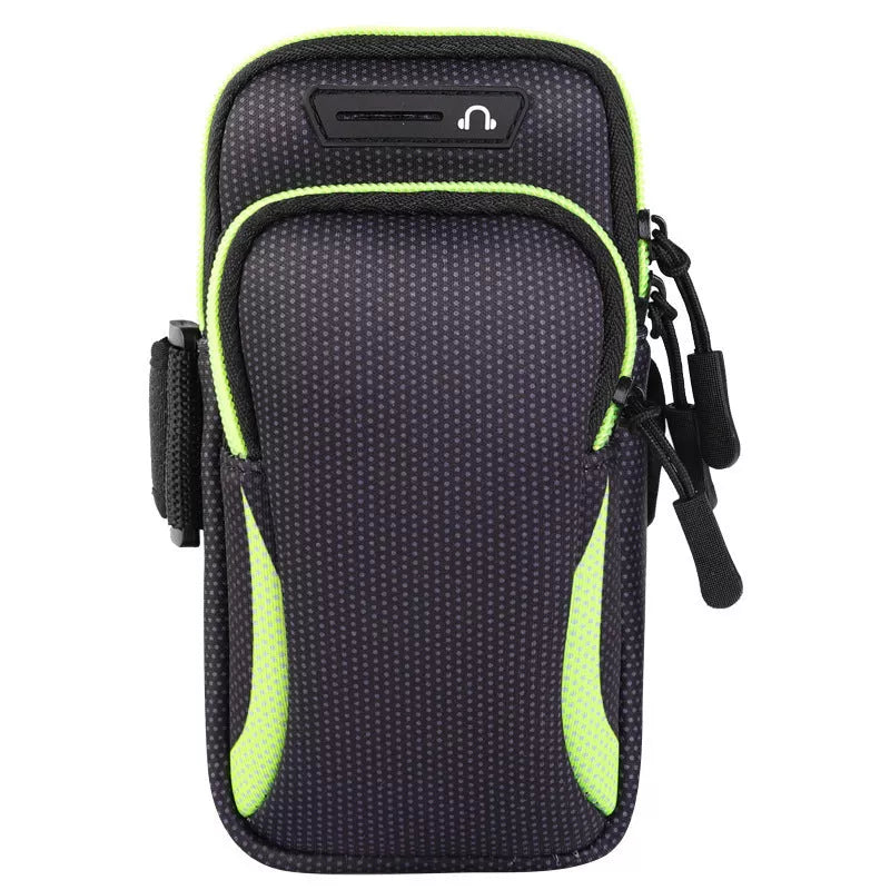 Waterproof nylon mobile phone arm bag for sports in multiple colors