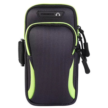 Waterproof nylon mobile phone arm bag for sports in multiple colors