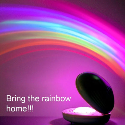 Colorful Rainbow Projection LED Night Light for children's bedrooms