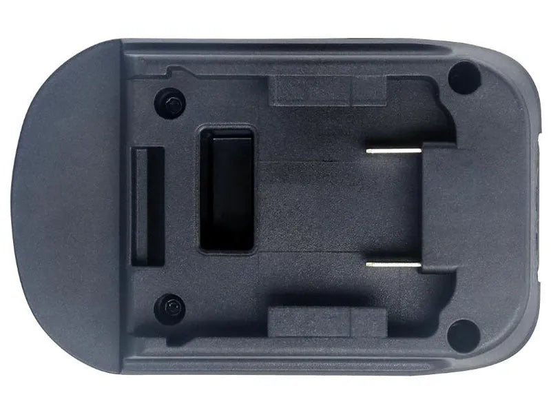 Black Milwaukee to Makita battery adaptor for DM18M tools and H99F batteries