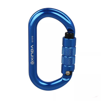 O-shaped Thread Lock Rock Climbing Carabiner in various colors