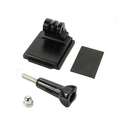 Black GoPro helmet holder extension rod with quick release bracket