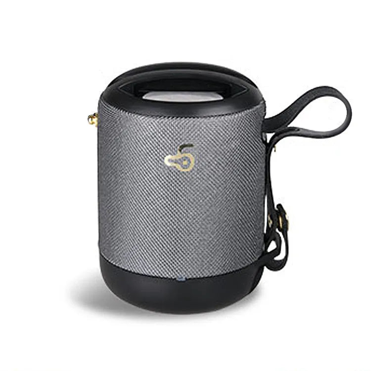 Wireless portable mini waterproof card subwoofer in black, blue, camouflage, grey, or red with compact design