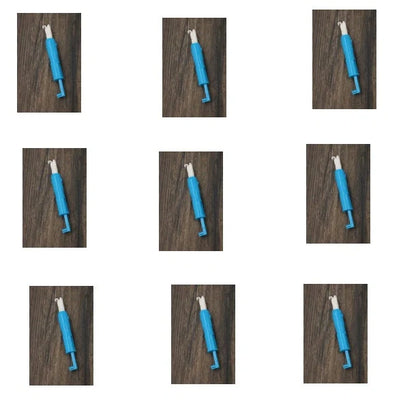 Needle threader insertion tool for sewing machine, 7.2cm length, durable metal and plastic construction