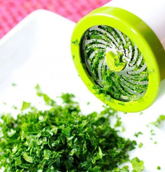 Premium herb chopper for effortless mincing and dicing of fresh herbs like basil, cilantro, and mint