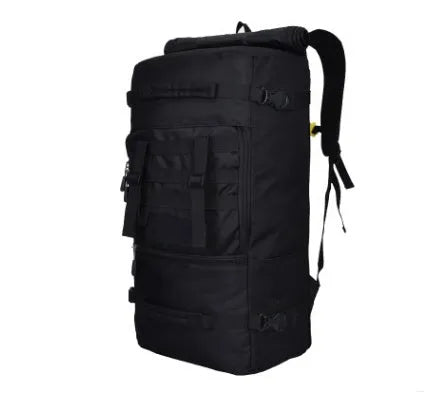 50L military tactical backpack in Camo Sand, Digital Camo, Khaki, Military Green, White Camouflage, and Black, 30 x 56 x 19cm
