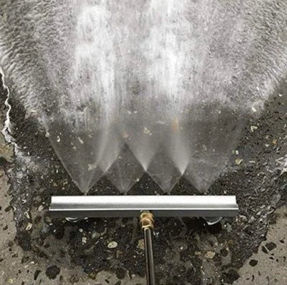 Powerful car undercarriage cleaning brush with extension rods for thorough and convenient car detailing