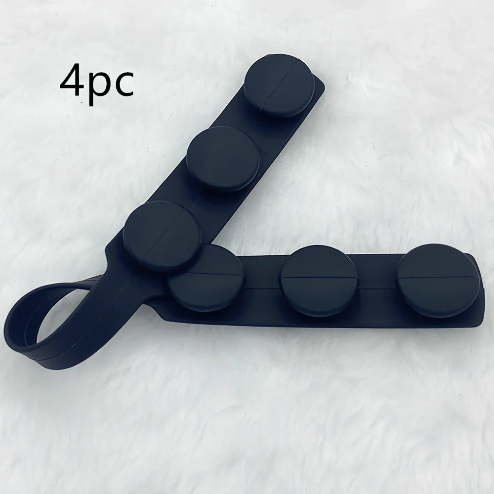 Silicone mask extension strap showing 1.5cm width and colour options including transparent