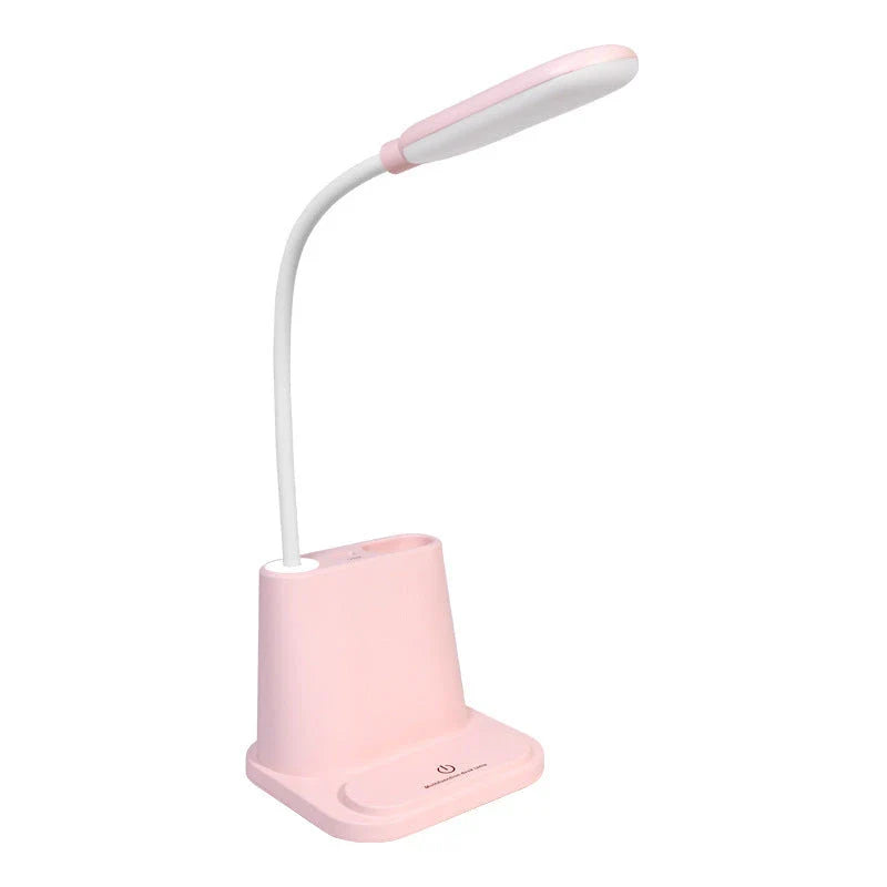 Illuminating LED night lights in white and pink colors with touch-sensitive controls for easy operation