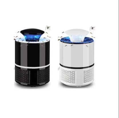 Quiet Mosquito Repelling Lamp - Effective insect zapper with low-noise fan, 360-400nm purple light, and automatic on/off sensor