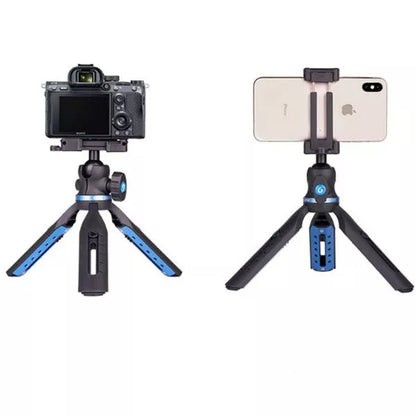 Black desktop tripod for iPhone photography and videography