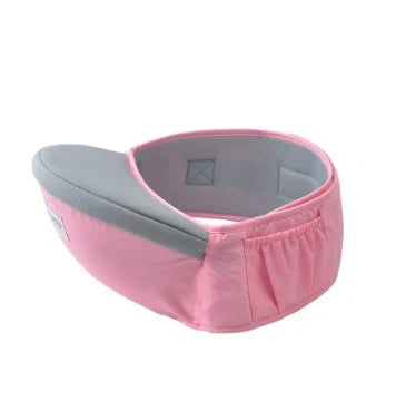 Baby sling waist seat carrier showing 15mm cushion and 25mm waist pad with anti-sliding design
