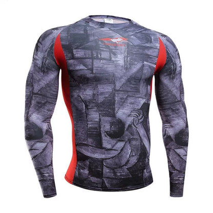 Men's quick-drying sports tights in various colors for high-performance workouts