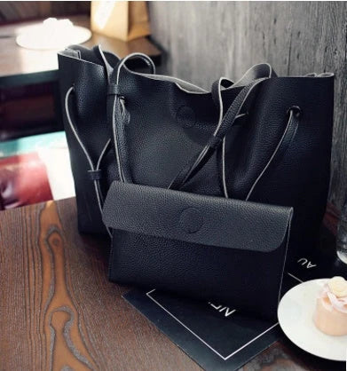 Stylish tote bag made from premium PU leather with a detachable crossbody strap for versatile wear