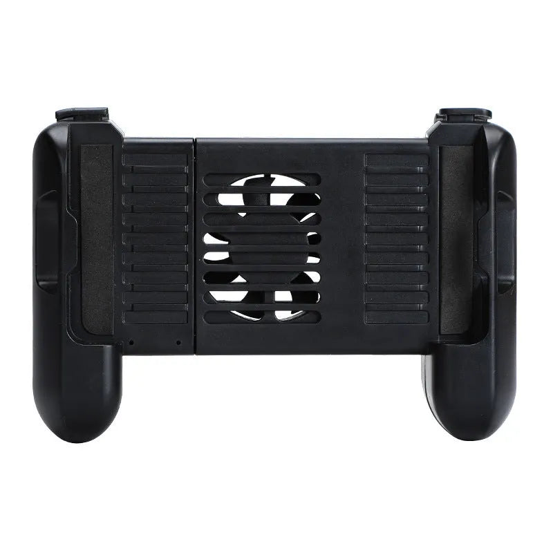 Black Cooling Bluetooth controller-P2 for iPhone gaming with cooling function and 157mm width