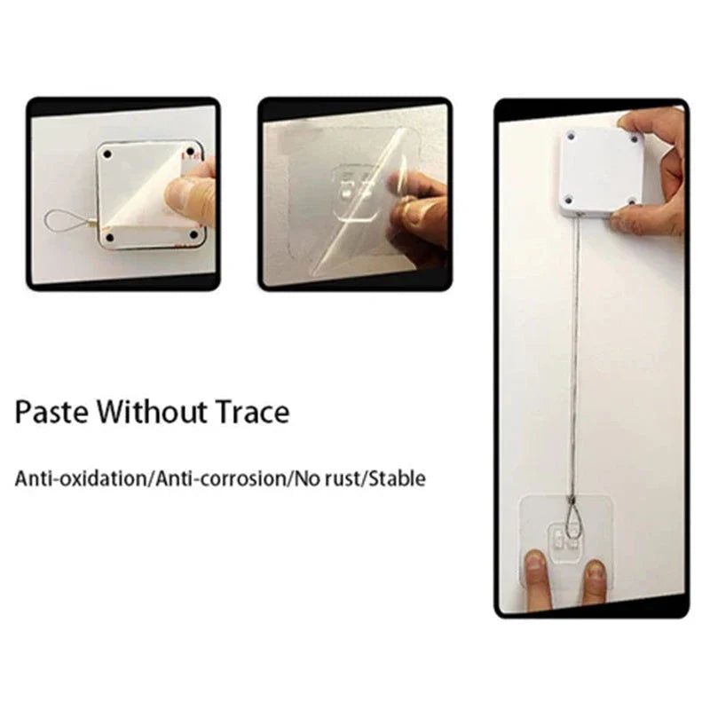 Soft-Close Automatic Door Closer with Adjustable Tension Force for Sliding, Glass, and Standard Doors