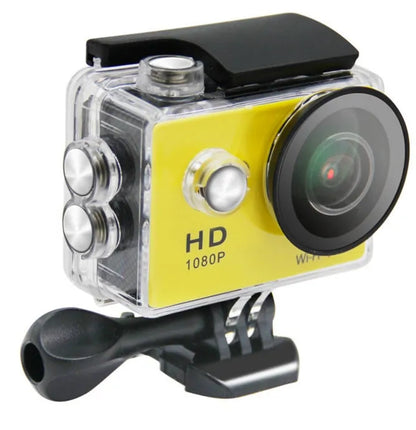 SJ4000 waterproof action camera with 2.0in LCD, 12MP sensor, 170° lens, and 30m water-resistant casing