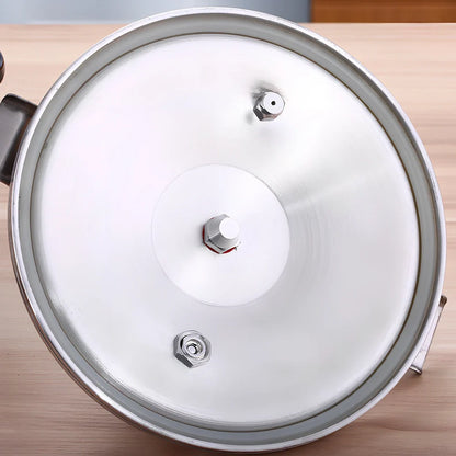 Aluminium gas stove pressure cooker in traditional Chinese design with 18cm, 20cm, and 22cm diameter options