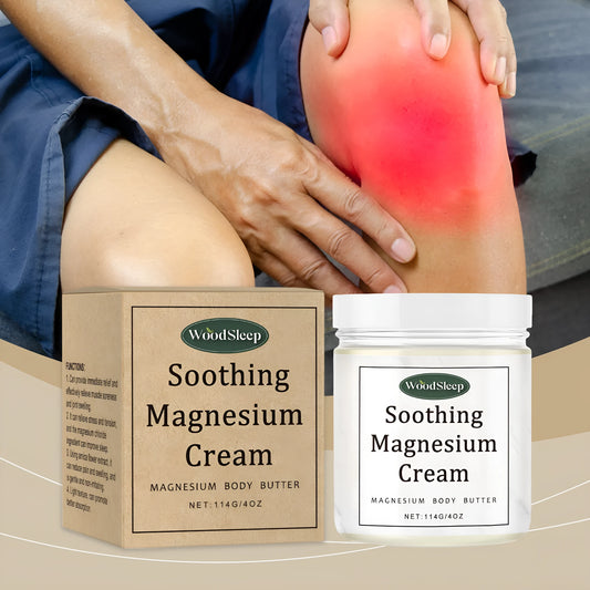 114g tube of magnesium cream for post-exercise body care and muscle recovery