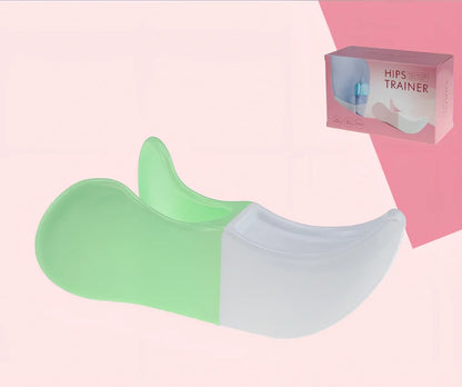 Steel-reinforced pelvic correction trainer in navy blue colour for hip line shaping and posture improvement