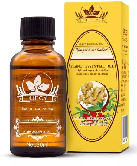 Royal Grassland Ginger Essential Oil bottle with dropper, 30ml for skin nourishment