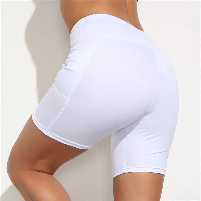 Printed yoga leggings in various colors with 90% polyester and 10% spandex blend