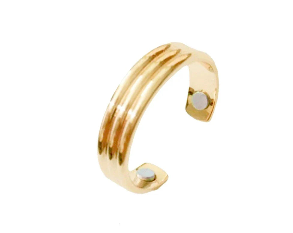 Magnetic Therapy Ring with acupressure design for sleep apnea relief and improved circulation