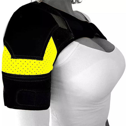 Breathable neoprene sports shoulder pads for basketball players with ice pack pockets