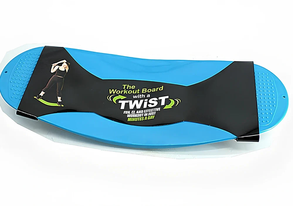 Simply Fit Board ABS balance board showing rotating mechanism and 60x24cm platform