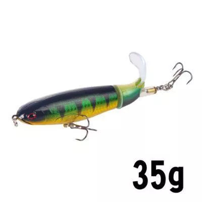 Road Sub-bait Propeller Tractor Hard Bait Floating Water Pencil Lure Bait in various colors