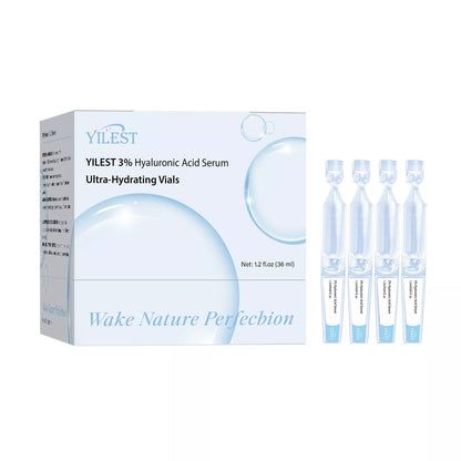 Disposable hyaluronic acid facial skin care set for moisturizing and wrinkle reduction