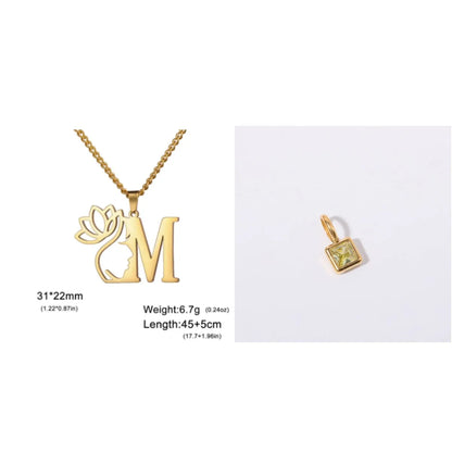 Stainless steel fashion necklace with geometric cross chain design and electroplated finish in gold or silver colour