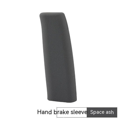 Silicone handbrake sleeve for cars in black, grey, beige, red, and blue colours