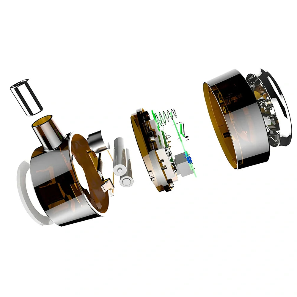 Black decanter foam foaming machine with two pieces for cocktail preparation