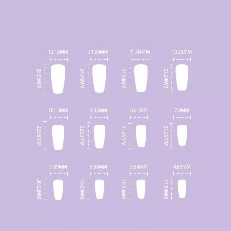 Fake nails with French color matching enamel for a durable, salon-quality manicure