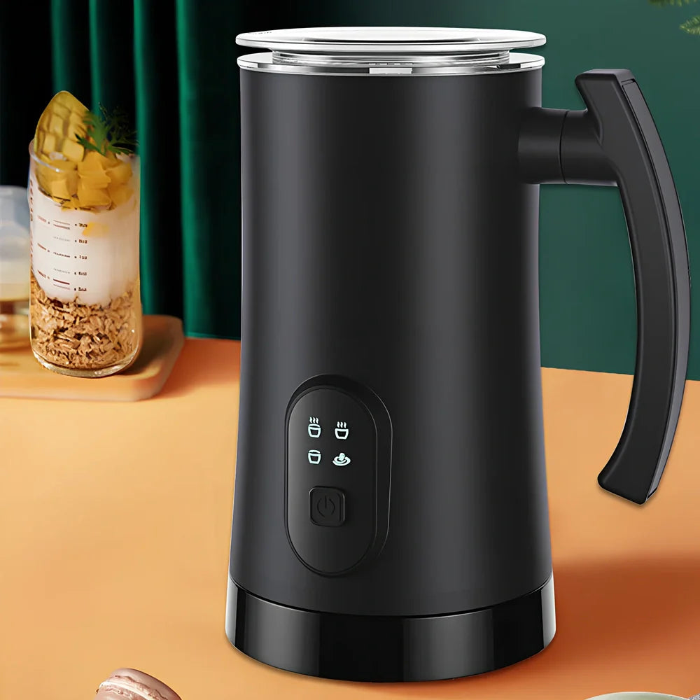 Stainless steel electric milk whipping machine with 400W power and dual temperature capacity