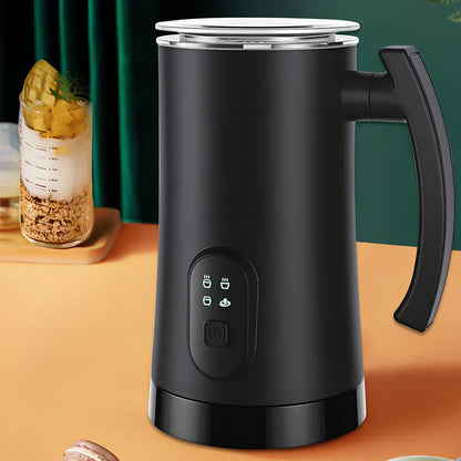 Stainless steel electric milk whipping machine with 400W power and dual temperature capacity